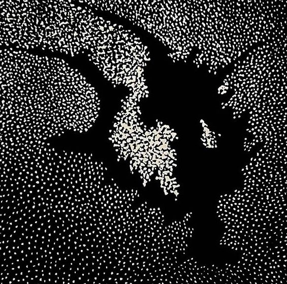 Bez tytułu, 10x10cm, linoryt, 2018